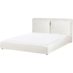 BETT mit Lattenrost 160/200 cm Cremeweiß Bajonna
