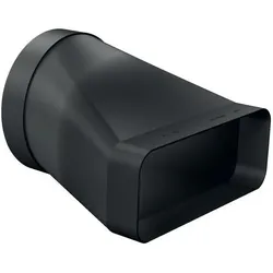 Neff Z861SI0 Adapterstück rund-flach, Backofen + Herd Zubehör, Schwarz
