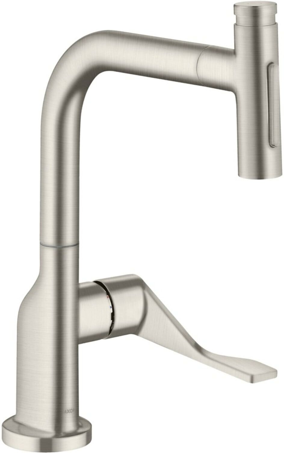 Hansgrohe SPT 230 Se 2jet Axor Citterio mit Ausziehbrause, Edelstahl Finish (39863800)