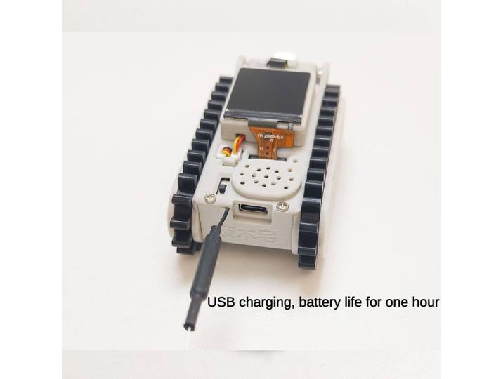 Robot de suivi de pipeline sans fil avec caméra pour inspection vidéo, programmable, compatible ESP32, avec fonction de lecture de code, connectivité réseau, pour projets DIY et jouets éducatifs