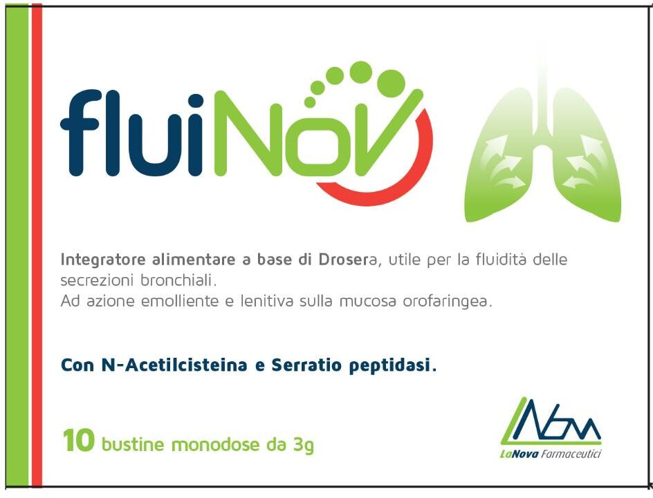 LANOVA FARMACEUTICI Srl FLUINOV 10 Bust.3g