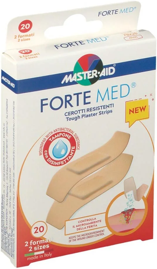 PIETRASANTA PHARMA SpA Master-Aid Fortemed, 20 pezzi