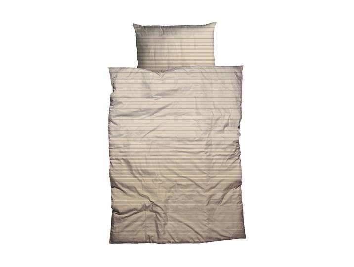 Bettwäsche NOBILIUM Weilo , beige (beige, ecru), B/L: 160cm x 210cm, Satin, B/L:, Satin, Obermaterial: 100% Baumwolle, Bettwäsche, Bettwäsche
