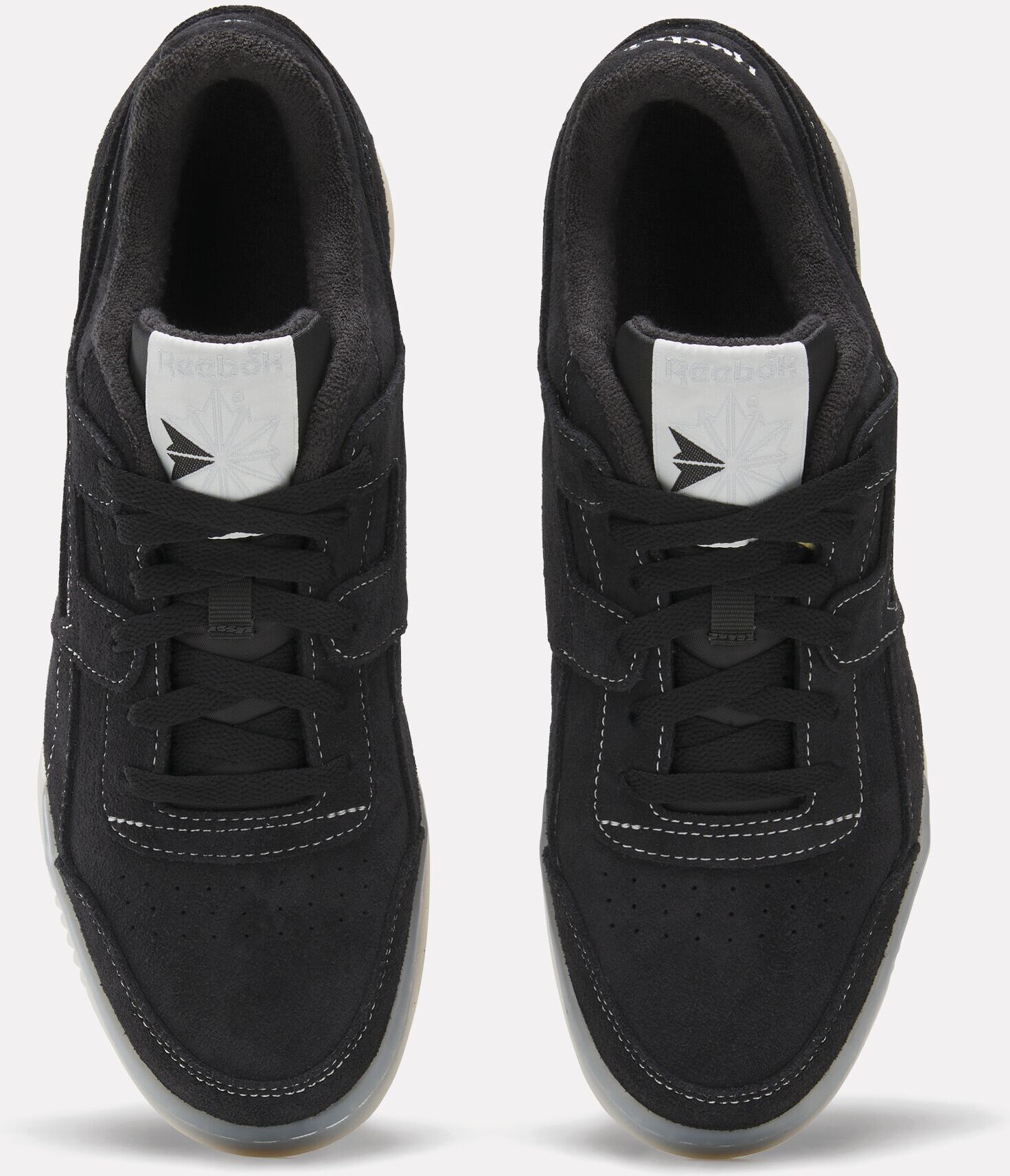 Sneaker REEBOK CLASSIC "WORKOUT PLUS", Gr. 37,5, atmungsaktiv, schwarz (schwarz, chalk, alabaster), Leder, Schuhe Sneaker schwarz, chalk, alabaster 37,5, atmungsaktiv