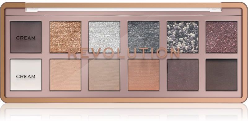 Revolution The Icon Palette eyeshadow palette shade The Smokey Icon Grunge Palette 12x0.7 g