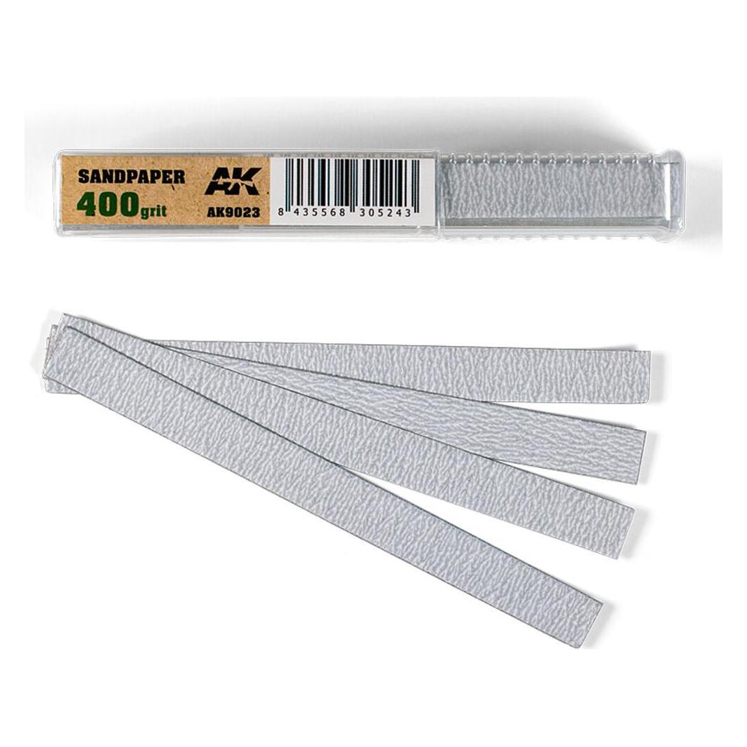 AK Interactive Dry Sandpaper 400 grit x 50 units (AK9023)