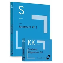 Paket Krüger, Skript Strafrecht AT 1 + Krüger, Karteikarten Strafrecht AT, Fachbücher von Rolf Krüger, Jannina Schäffer