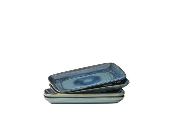 Servierplatte GIPFELSTÜCK Tiefer See , blau (blau, grün), Servierplatten, Servierplatte