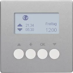 Berker 85741124 Jalousie-Schaltuhr Q.x alu samt