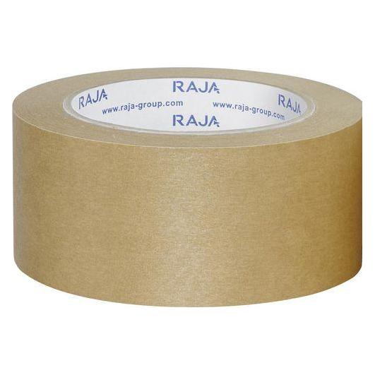 Rajapack Raja Verpackungsklebeband Braun 50 mm (B) x 50 m (L) Papier ADG12MC (50 mm) (ADG12MC)
