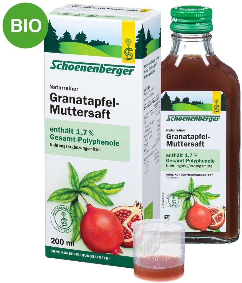 Schoenenberger Naturreiner Granatapfel-Muttersaft 200ml