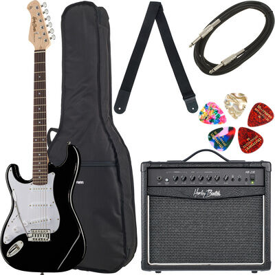 Thomann Guitar Set G46 LH Schwarz Hochglanz