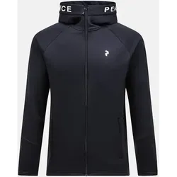 PEAK PERFORMANCE Herren Kapuzensweat M Rider Zip Hood-BLACK-BLACK, Größe XL in Schwarz Schwarz