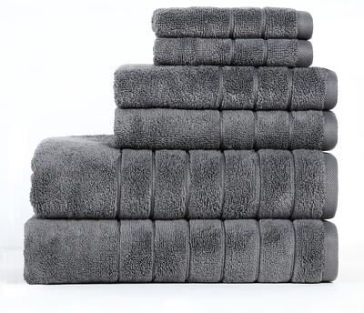 Anne Klein Reverie 6-Piece 100% Cotton Bath Towel Set
