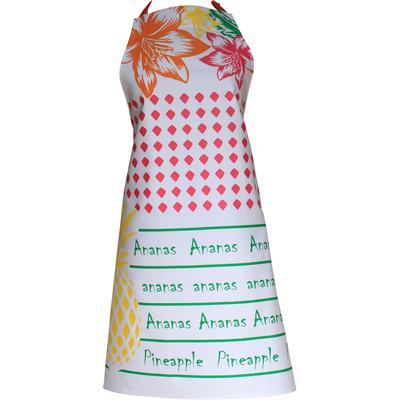 Kochschürze STUCO "Tropic Fruits", bunt (pink, orange, grün, gelb), B:80cm L:85cm, Baumwolle, Schürzen, Kochschürze