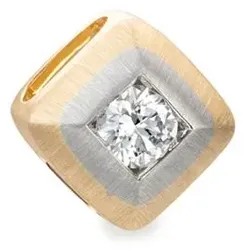 PLATINITY Anhänger 1 Brillant ca. 0,18ct Platin 950/Gold750