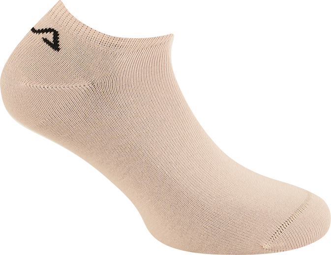 Fila "UNISEX INVISIBLE PLAIN SOCKS" 3 Paar, mit eingestricktem Logo an der Ferse
