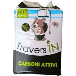 TraversIN CARBO Hygiene-Unterlagen (mit Aktivkohle) 60x60cm 50 Stk.