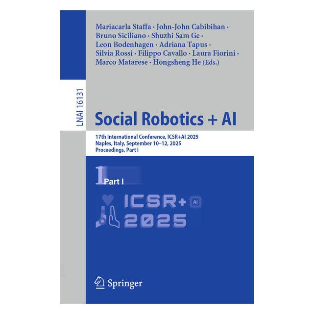 Springer Social Robotics + AI (Englisch, Softcover, Bruno Siciliano, John-John Cabibihan) (61029366)