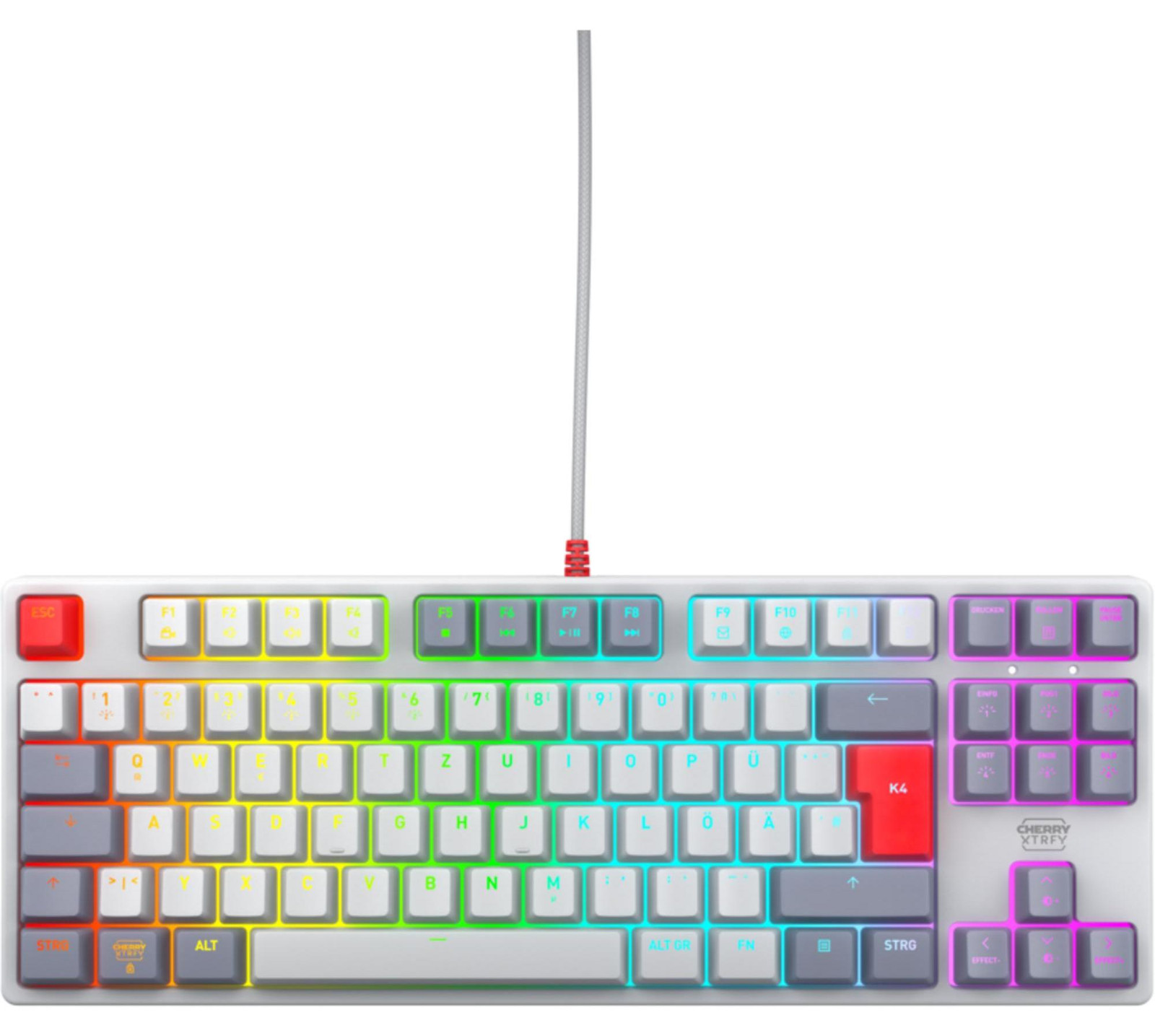 Cherry Xtrfy K4V2 TKL Retro RGB Mechanisch Toetsenbord