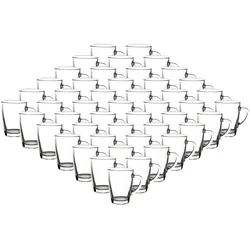 KAFFEEBECHER TEEBECHER Nordic transparent 300 ml 48er Set