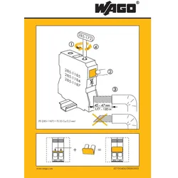 Wago 210-400/000-003 Handhabungsaufkleber,für Hochstromklemmen 185mm2 210400000003