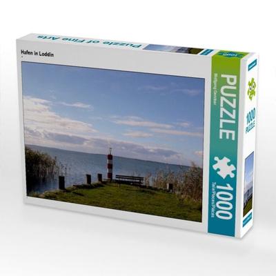 CALVENDO Puzzle Hafen in Loddin | 1000 Teile Lege-Größe 64x48cm Foto-Puzzle für glückliche Stunden