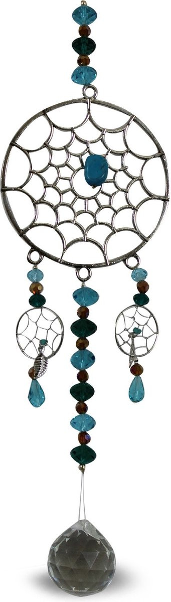 Green Tree Candle Company Dromenvanger Kristal Turquoise hanging