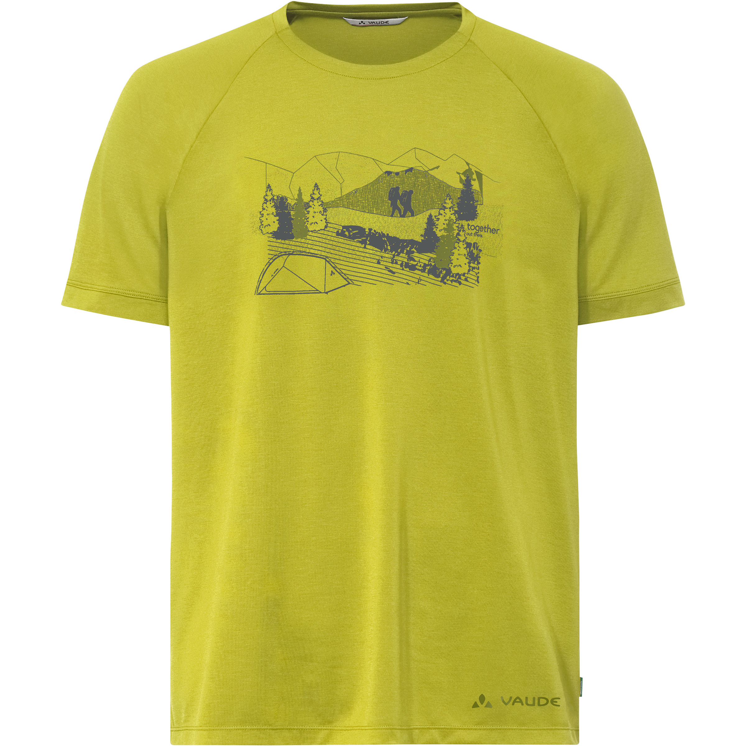 Vaude Gleann II Herren T-Shirts gruen Größe L Trekking Elastisch