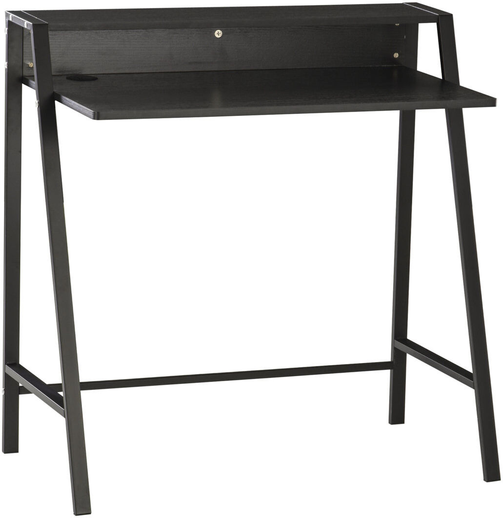 Borough Wharf Emerfield Steel Writing Desk Black 85 x 84 x 45