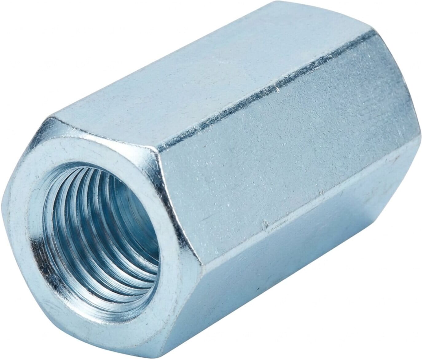 Industrial Quality Supplies IQS Sechskant-Verbindungsmuffe STA verzinkt M6x40 SW10, 880870000000000 (880870100060040)