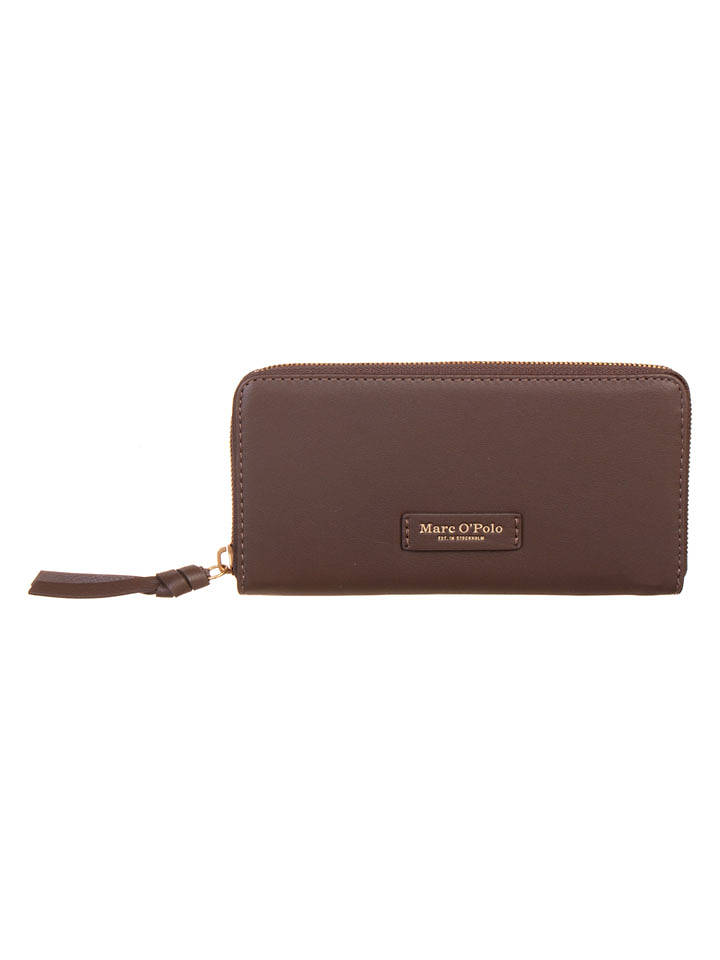 Marc O´Polo Geldbörse in Dunkelbraun - (L)20 x (B)10 x (T)3 cm - onesize