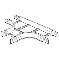 Legrand ET450300RG T-Stück B450mm zu befestigen m.24 Schraubensets