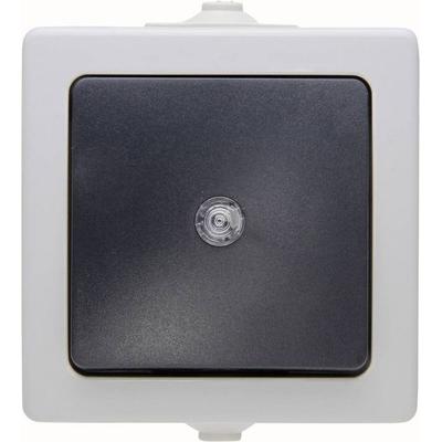 Kopp 566356003 Feuchtraum-Schalterprogramm Taster Nautic Grau