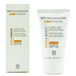 Bruno Vassari, Gesichtscreme, Stadt- und Strandcreme (50 ml, Tagescreme, SPF 40)