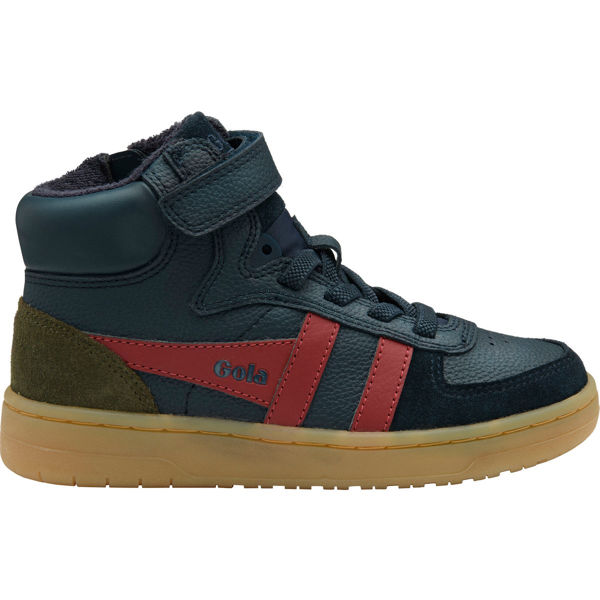 Gola Talon Sneaker Kids navy/deep red/khaki/gum (ER) 30 CKA540-ER-30-navydeepredkhakigum