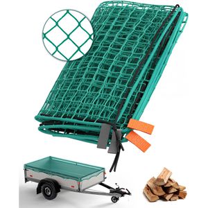 CargoVA Anhängernetz grobmaschig, 3 x 5m, mit Spanngummi