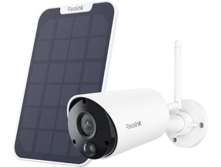 Reolink 5MP Wifi-batterijcamera Voor Buiten - Slimme Detectie - Geen Maandelijkse Kosten - Argus Series B320 + Zonnepaneel