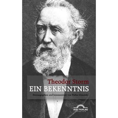 Ein Bekenntnis. Novella Medici, Taschenbuch von Theodor Storm, Igel, 978-3-86815-714-7