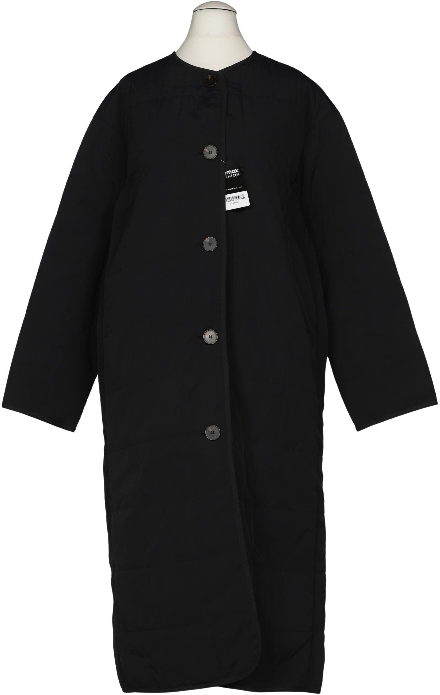 Everlane Damen Mantel, Schwarz, Gr. XS, Synthetik - Second Hand