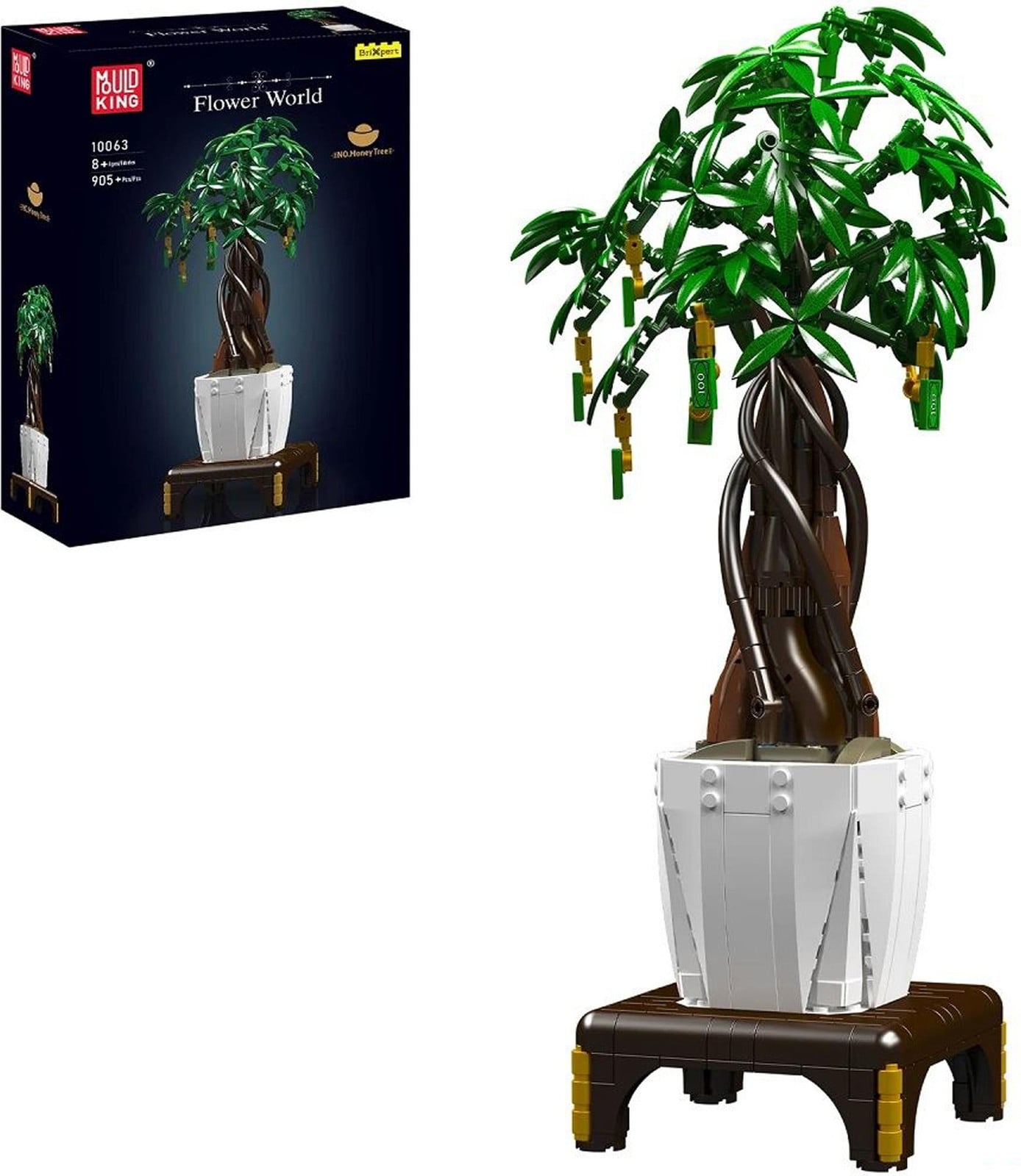Mould King 10063S Boompje van Geluk Decoratie en symbool van welvaart