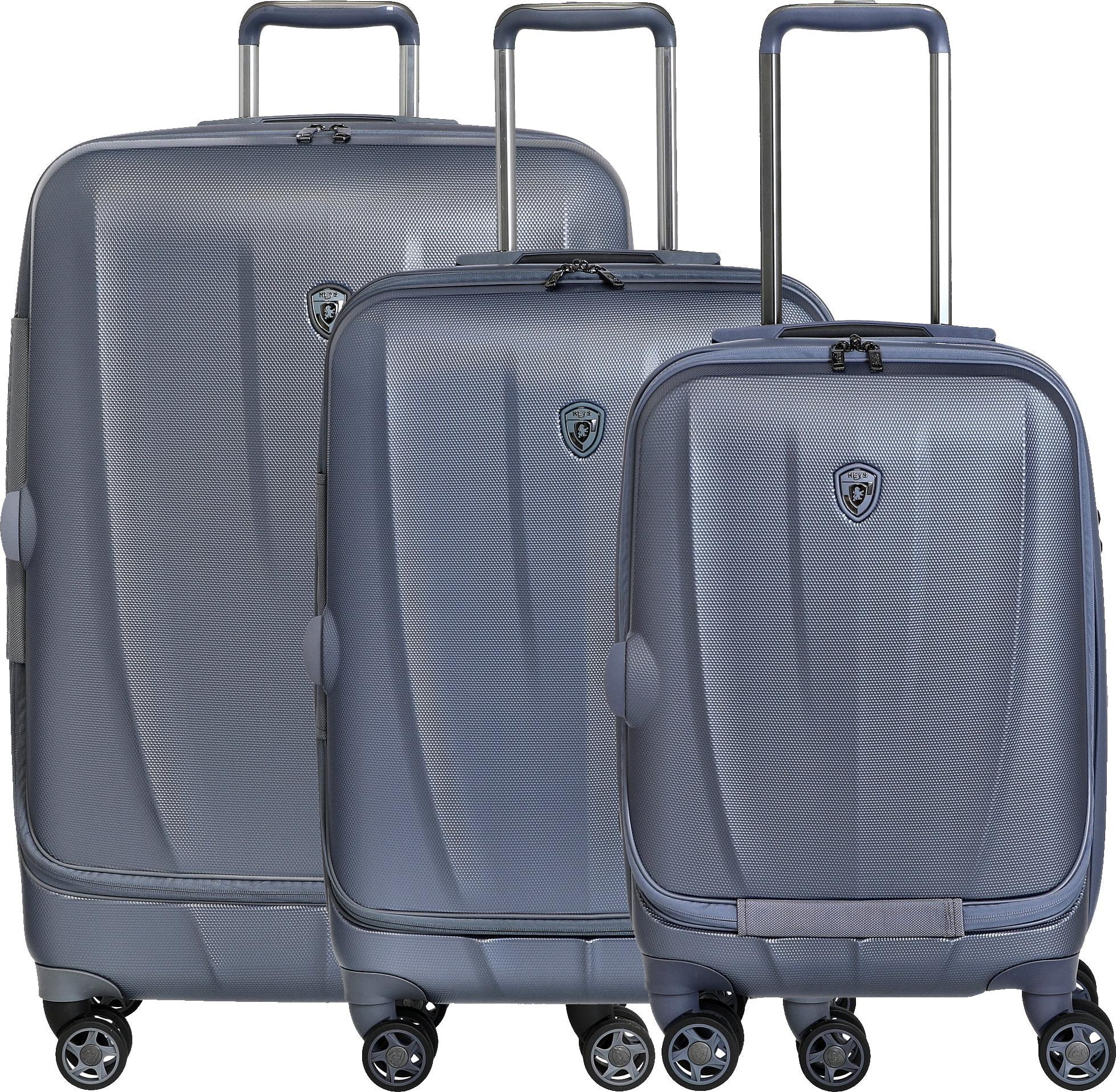 Heys Vantage Smart Access - 4-Rollen-Trolley Set 3tlg. erw. (slate blue)