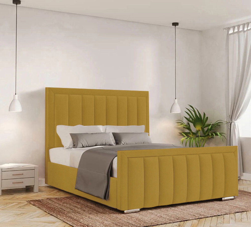 Fairmont Park Yatton Upholstered Bed Turmeric Kingsize (5')