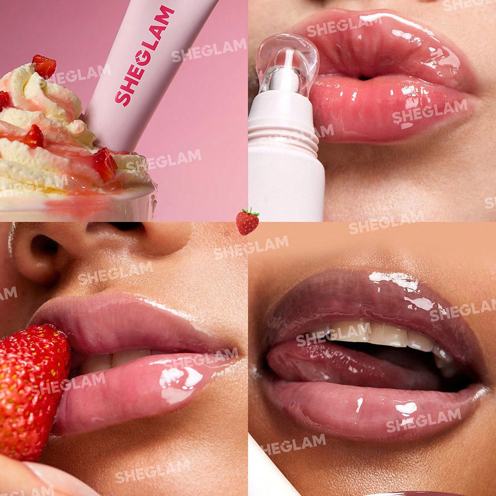 Sheglam Crystal Glaze brillo de labios hidratante #Strawberry Milk