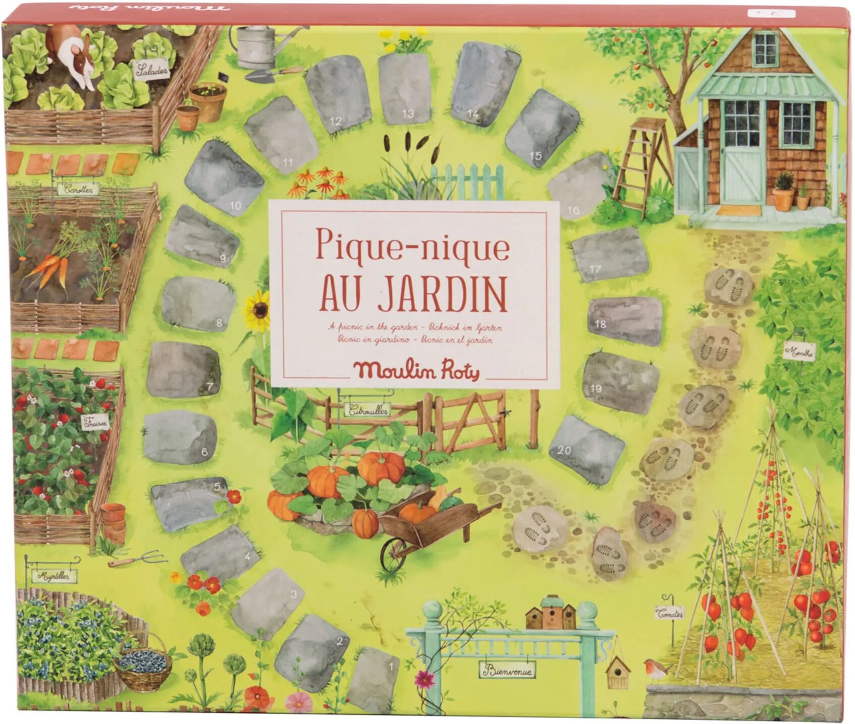 Moulin Roty Jeu Pique-nique au jardin Multicolore taille unique