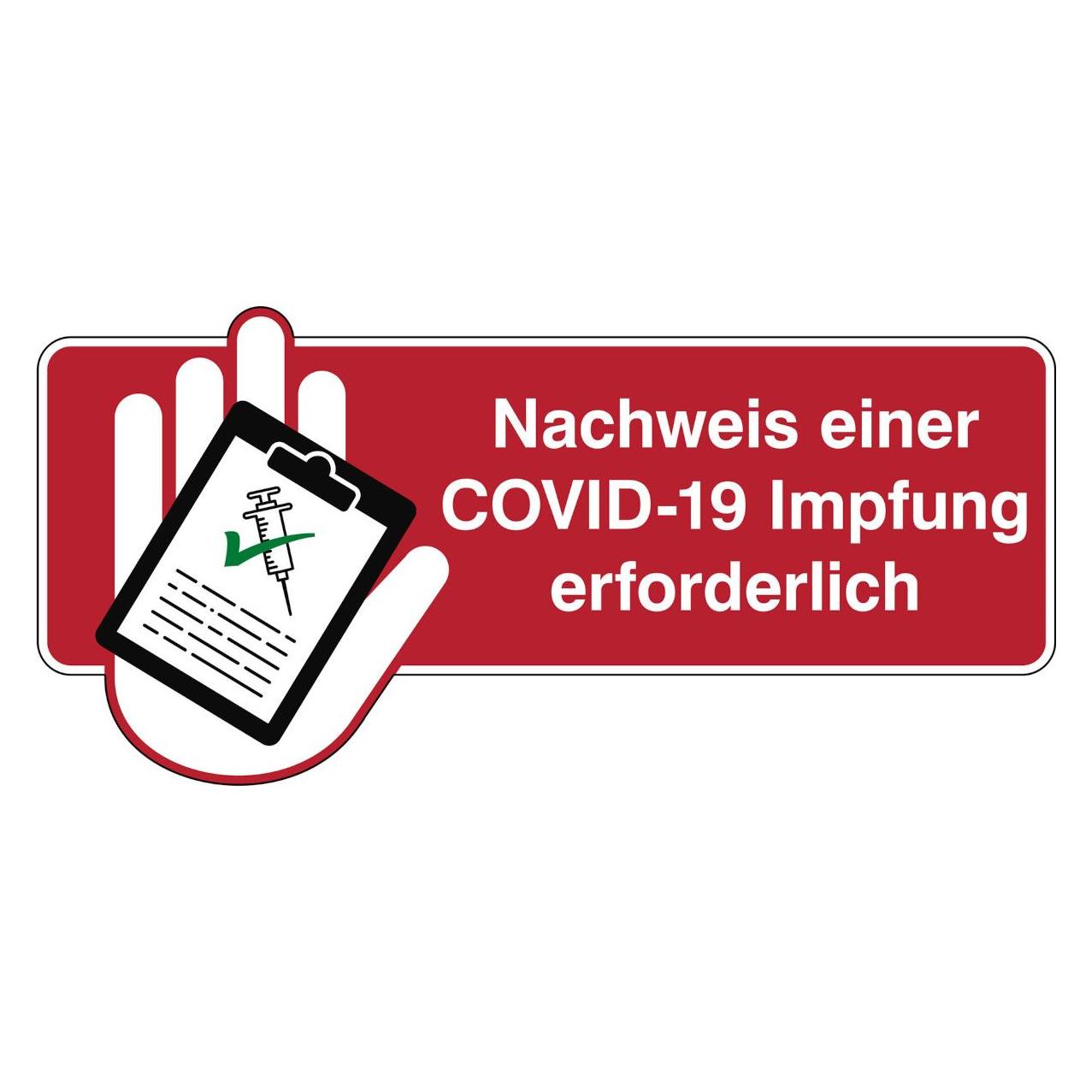 Brady Nachweis einer COVID-19 Impfung erforderlich (310037)