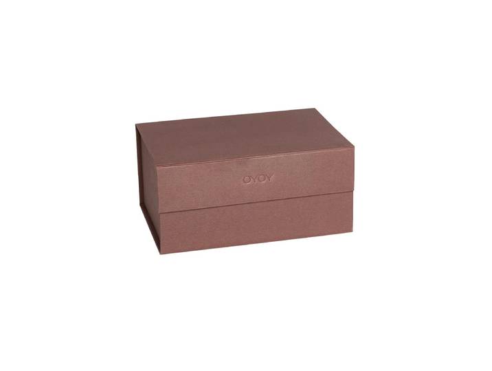 OYOY - Hako Aufbewahrungsbox, 24 x 17 cm, dark caramel