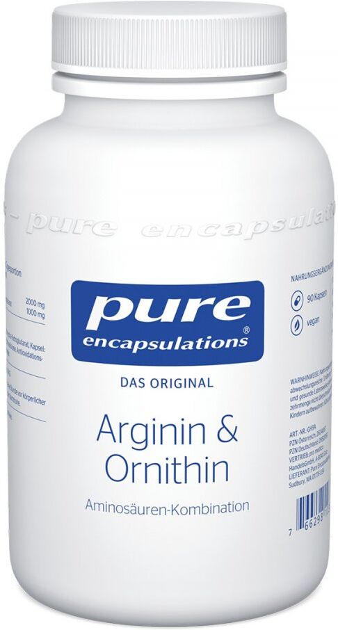 Pure Encapsulations Arginin + Ornithin Kapseln