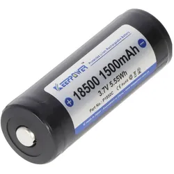 Keeppower Spezial-Akku 18500 Li-Ion 3.7 V 1500 mAh 1 St. (1500 mAh, 3.70 V)
