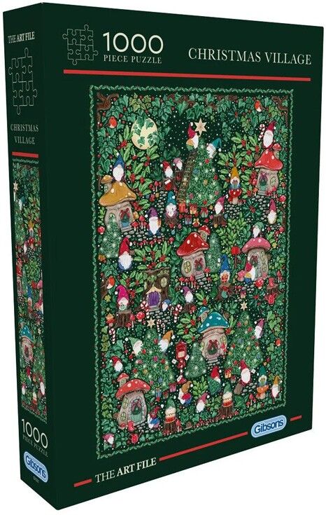 Puzzle 1000 pcs Christmas Village - Gibsons